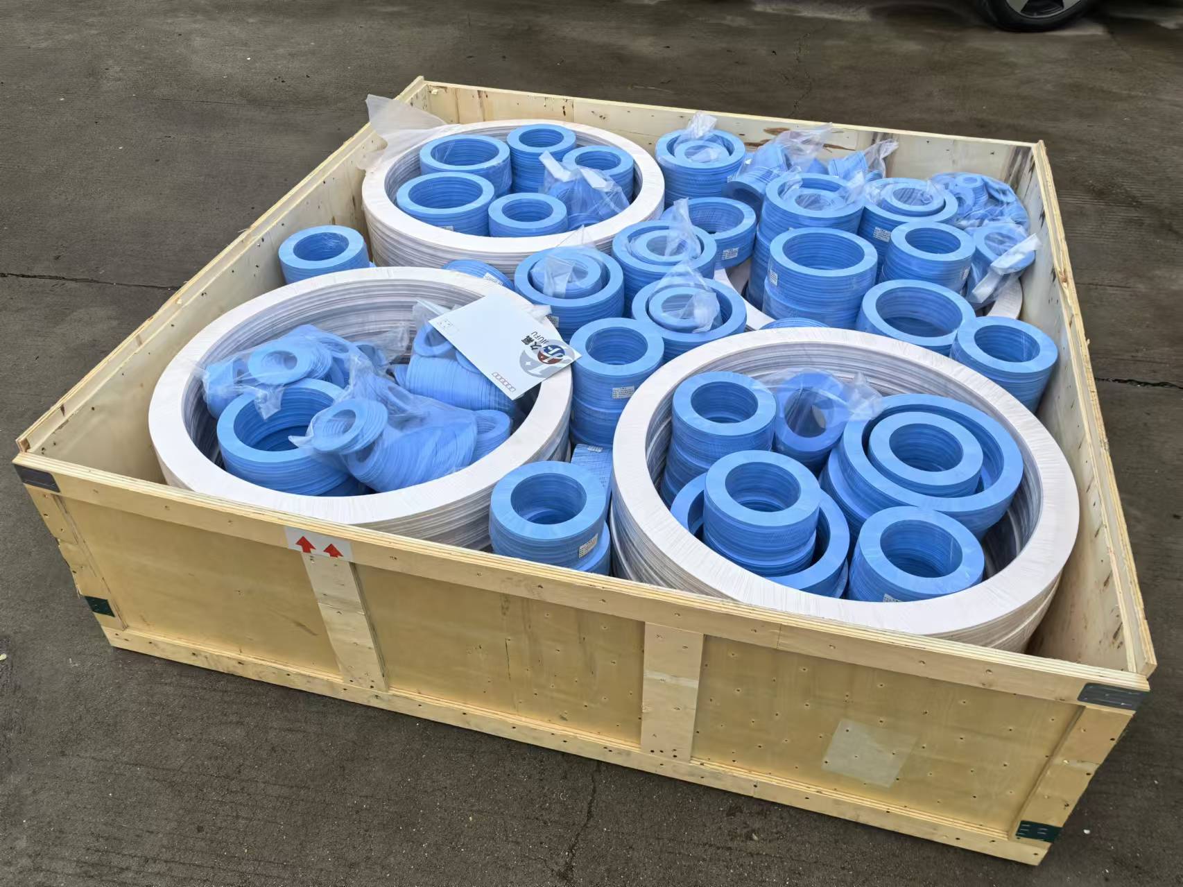 改性四氟墊片 玻璃微珠填充四氟墊片 PTFE玻璃微珠